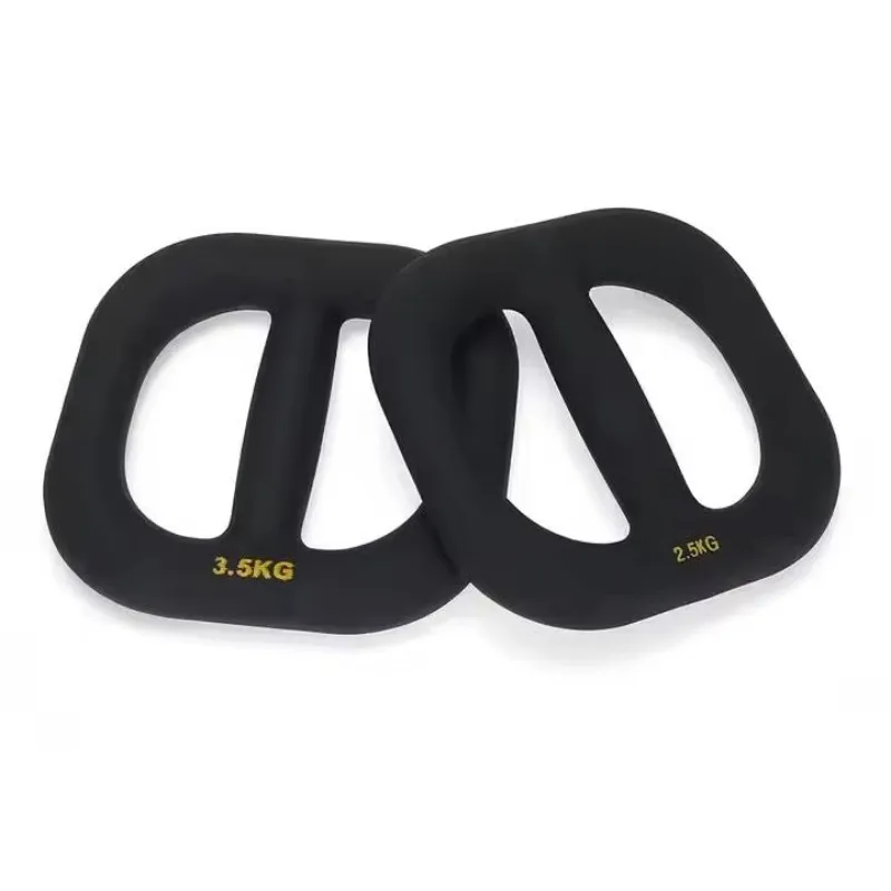 Hot Selling Unisex Fitness Training Ring Dumbbell with Steel Rubber PVC & Cast Iron Core for Home Use