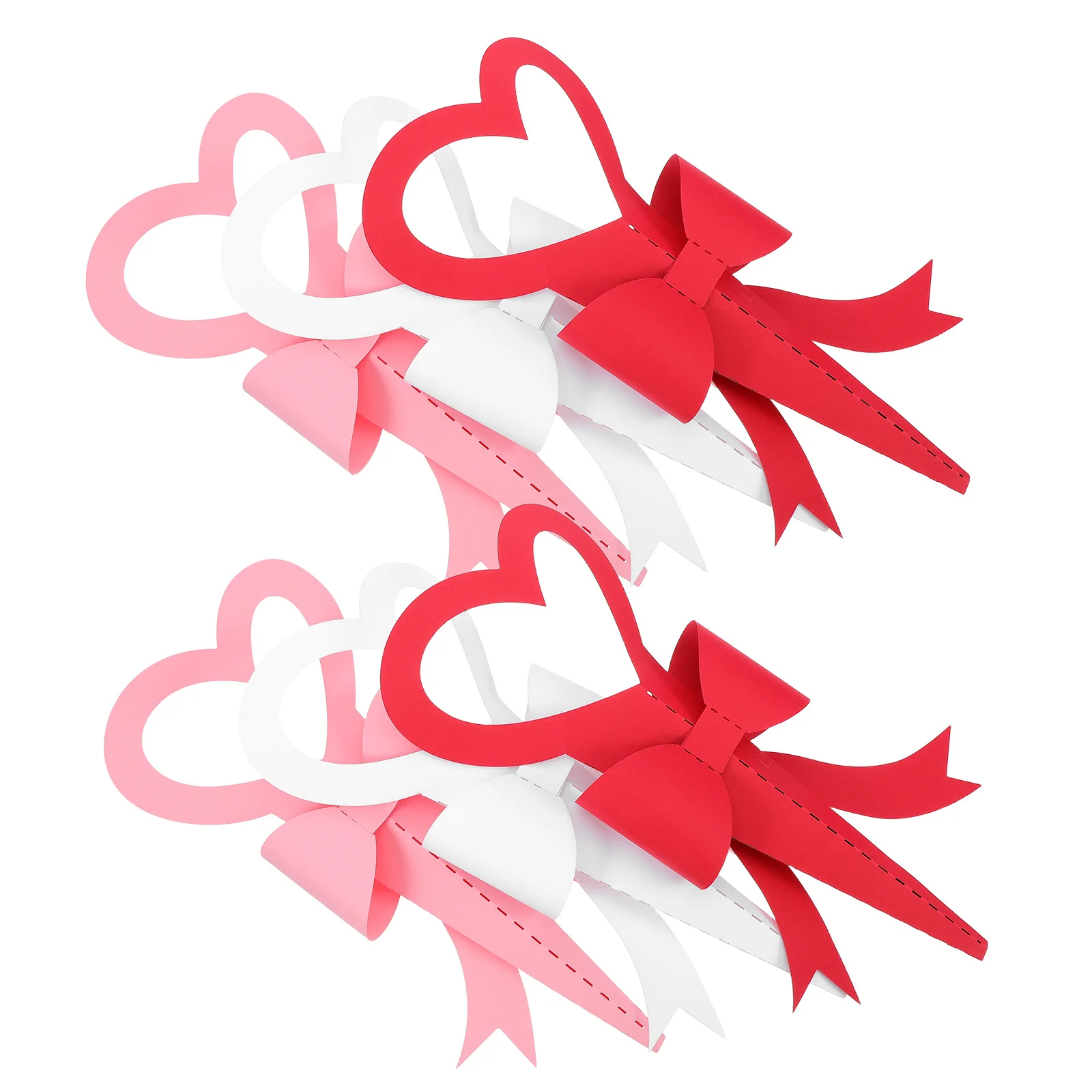 

6pcs Flower Bouquet Paper Wrap: Single Flower Wrapping Sleeves For Valentine'S Day Wedding Mother'S Day Floral Arrangement