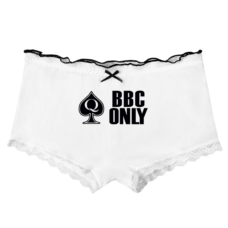 BBC Only Queen of Spades Womens Cotton Boxer Underwear Ladies Breathable Security Panties Sexy Sports Female Hipster Boyshort