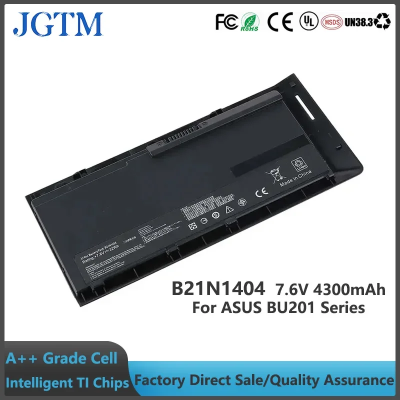 JGTM B21N1404 New 7.6V 32Wh 4210mAh Laptop Notebook Battery Compatible with ASUS PRO Advanced BU201 BU201LA BU201L