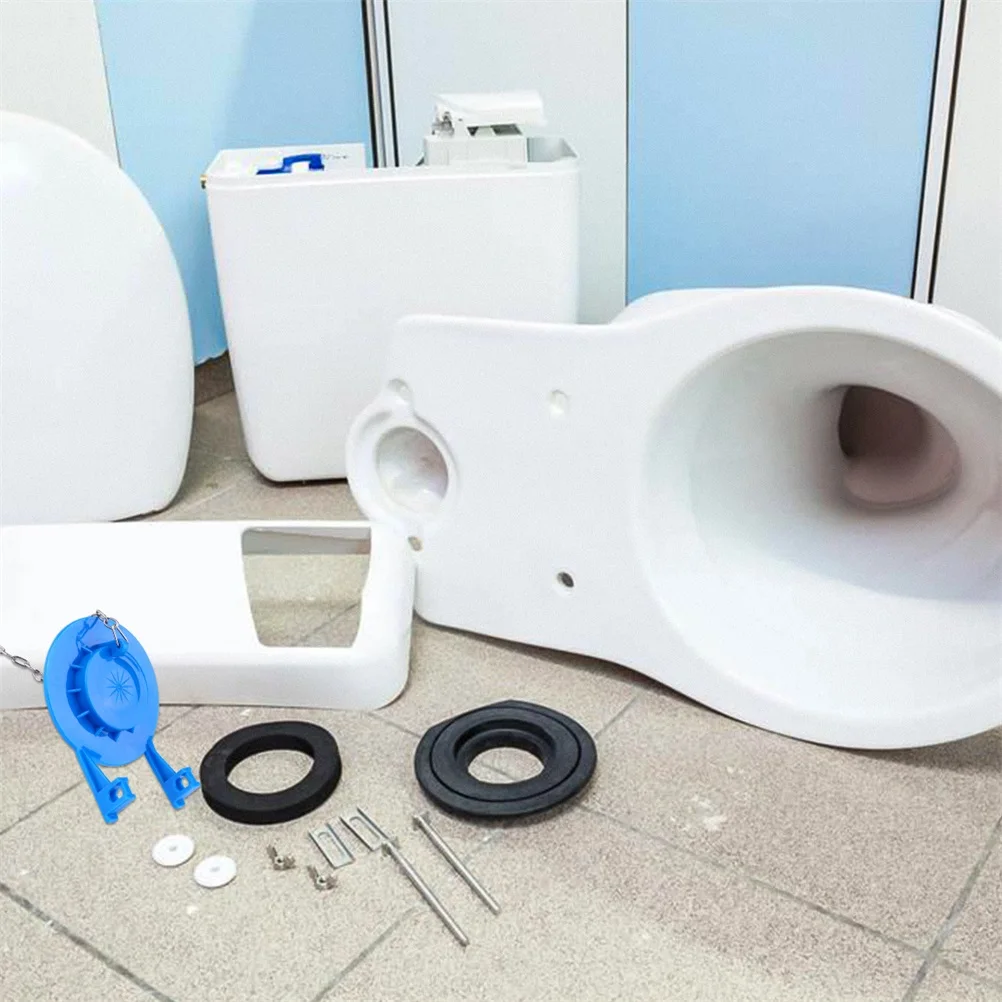 

2pcs Toilet Flapper Durable Universal Seal Replacement For Leaky Toilet Tank Water Saving Easy Install Long Lasting