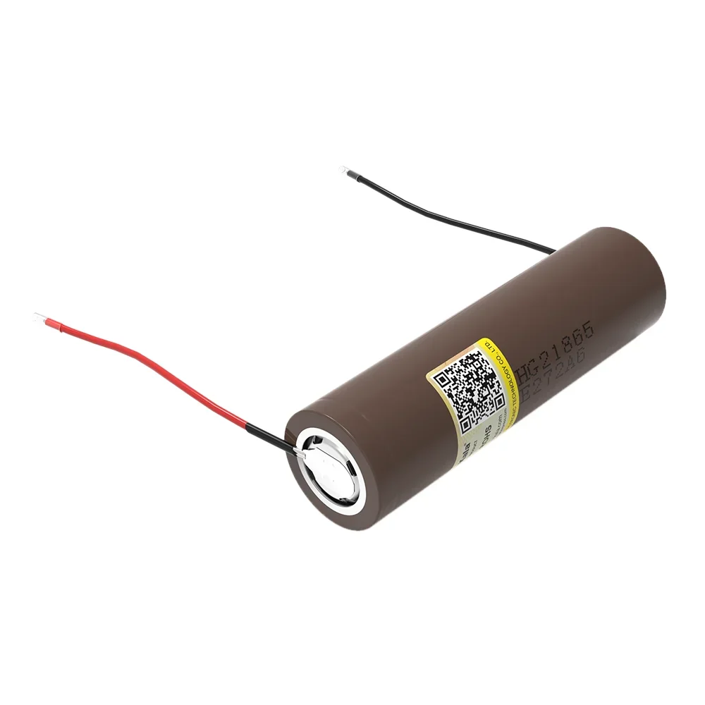 LiitoKala nuevo HG2 18650 3000mAh batería recargable 3,7 V/3,6 V descarga 20A dedicado para baterías hg2 + Cable DIY
