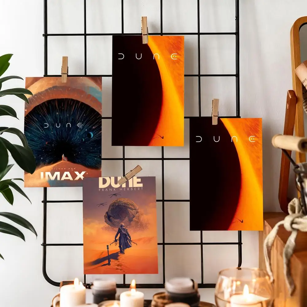 الكثبان الرملية الجزء الثاني 2024 ملصق الفيلم الذاتي لاصق الفن مقاوم للماء ورقة ملصق مقهى جدار ديكور #3