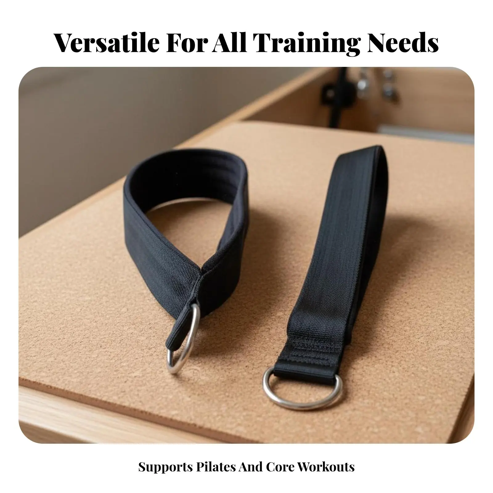 

Прочные ремни для ног и рук для пилатес-реформера, легко моющиеся, для восстановления.