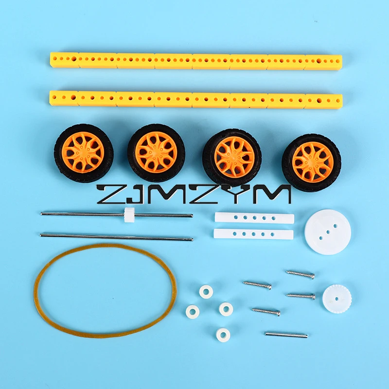DIY Car Model Educational Plastic Science Small Inventions Toy For Kids Physical Research Tools Children Gift