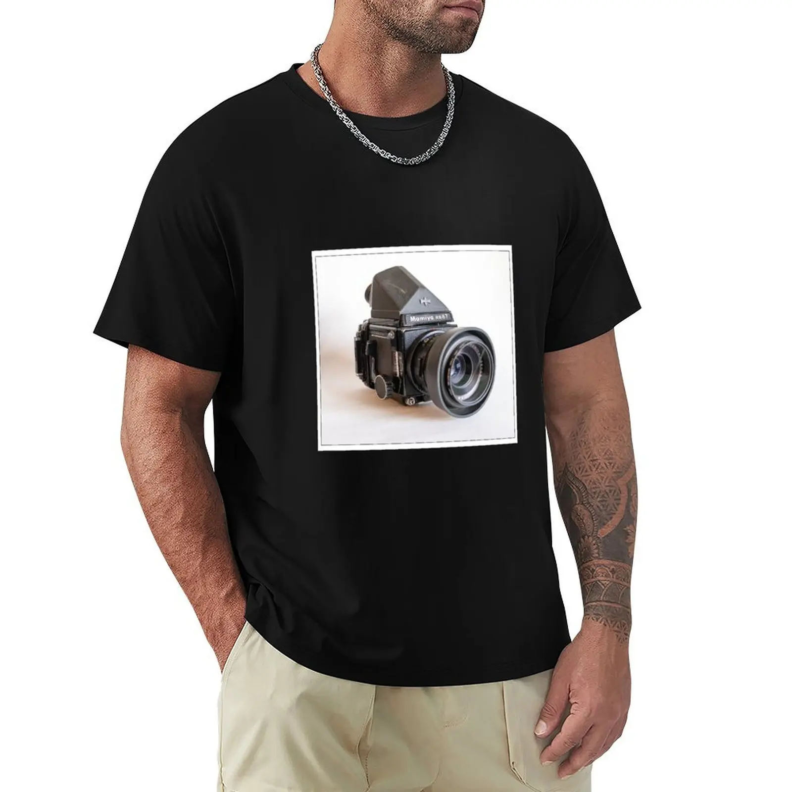 Japan Made Mamiya RB67 Medium Format Camera T-Shirt Durable Work Wear T-Shirt