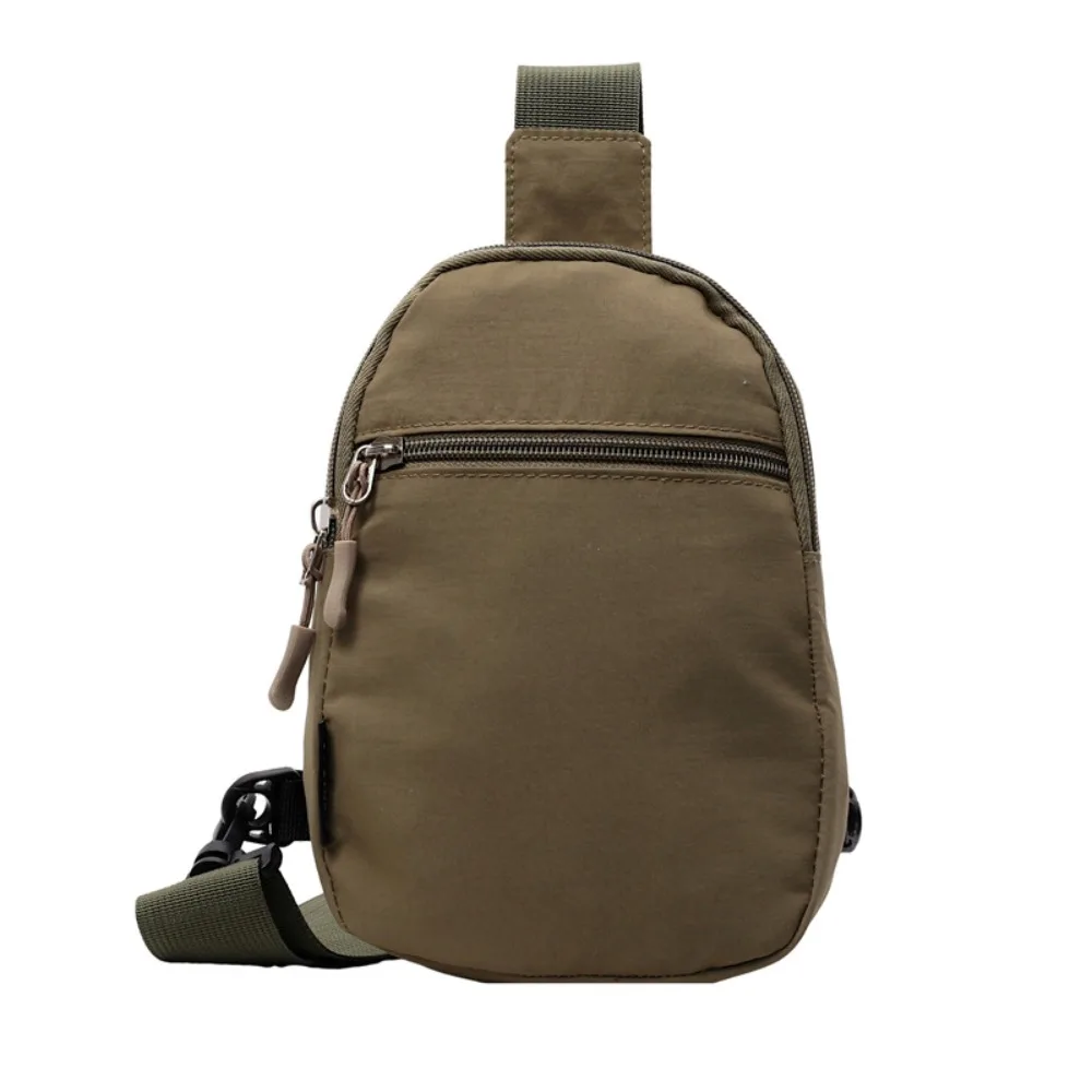 

Nylon Chest Bag Large Capacity Multifunctional Crossbody Phone Pouch Adjustable Shoulder Korean Style Sports Fanny Pack Travel