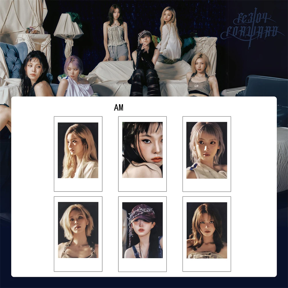 New Arrival Haewon Kyujin Sullyoon BDM MK Ver Fashion Lomo Cards Lily Bae Jiwoo Fe3O4 Forward Album Selfie Photocard Fans Gift