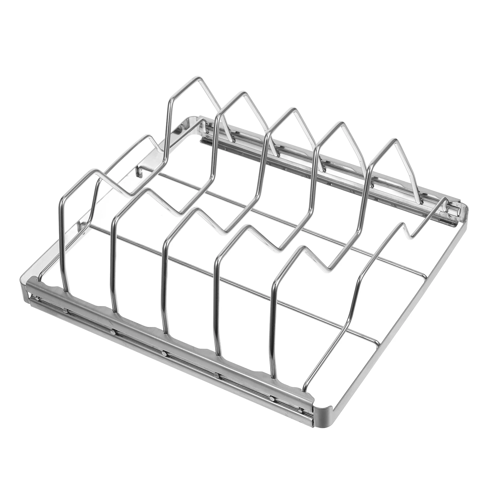 

Portable Stainless Steel Barbecue Rack Lightweight Grill Roasting Stand Foldable BBQ Tool Outdoor Camping Picnic Supply