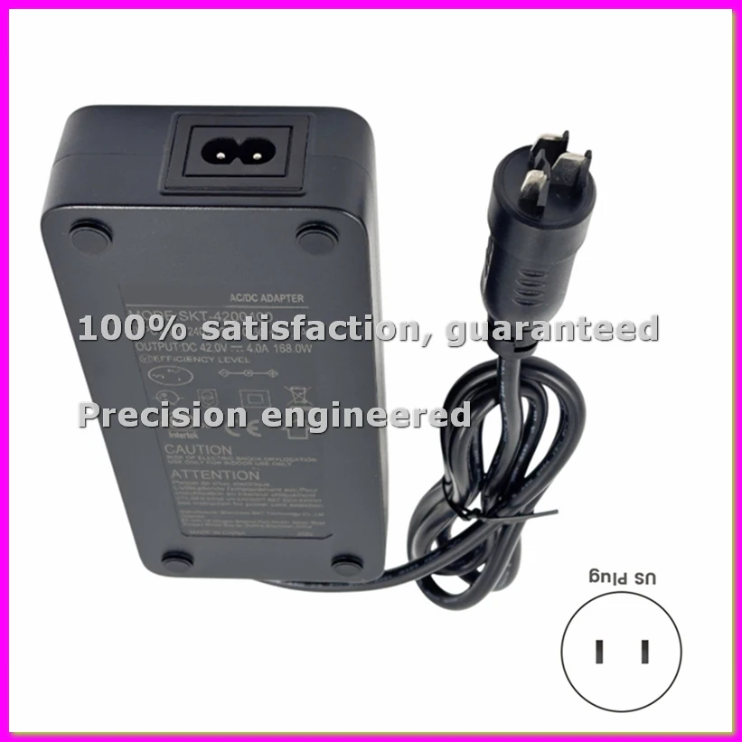 42V 4A E-Bike Charger for 36V Active/Performance Line E-Bike Battery Charging for Electric Bicycles US PLUG-ABVK
