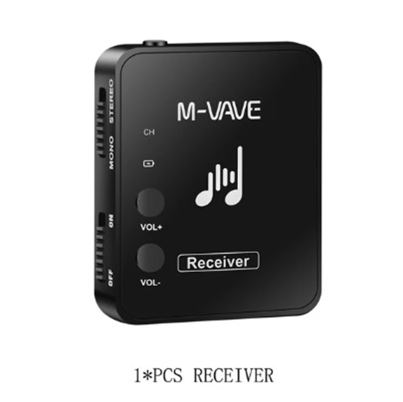 M-vave WP-10 2,4G беспроводное устройство с перезаряжаемым передатчиком и приемником с поддержкой функции монозаписи и стереозвука Cuvave