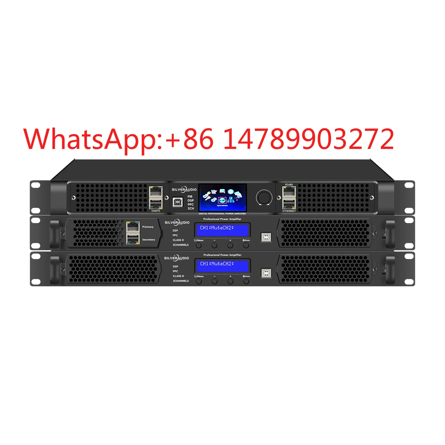 

2 Channel Digital Amplifier Integrated DSP Processor Professional Stage Power Gear