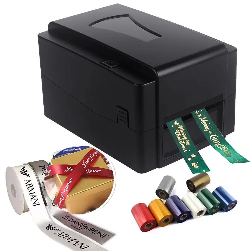 

Automatic cutting ribbon printer Christmas special ribbon