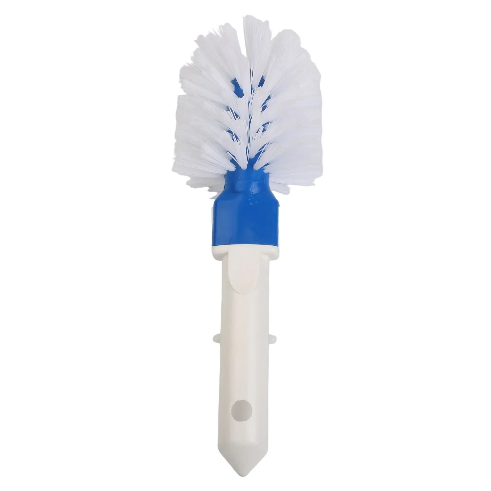 Pool Corner Brush Round Shape for Step and Wall Corner Cleaning Stiff Bristles ABS Handle Telescopic Pole Ready
