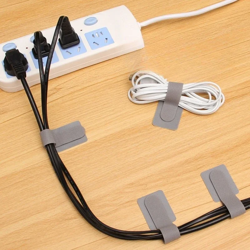 Plastic Ties Reusable Cable Organizer Adjustable Tie Bar For Fastening Wire Cord Rope Holder Desk Management Straps home