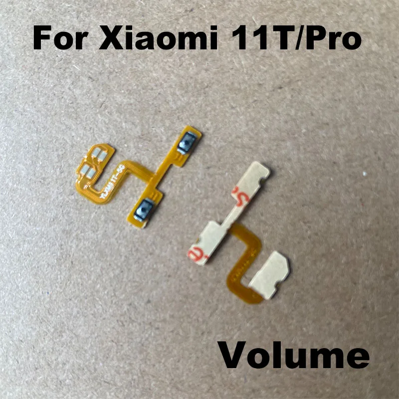For Xiaomi 11T Pro 5G Volume Button Flex Cable Side Key Switch ON OFF Control Button MI 11T