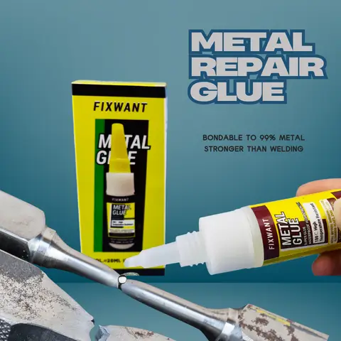 20ML 180 ℃   Colla super resistente alle alte temperature, metallo, incollaggio reciproco, rame, lega di alluminio, lega di zinco, ferro dorato elettrolitico