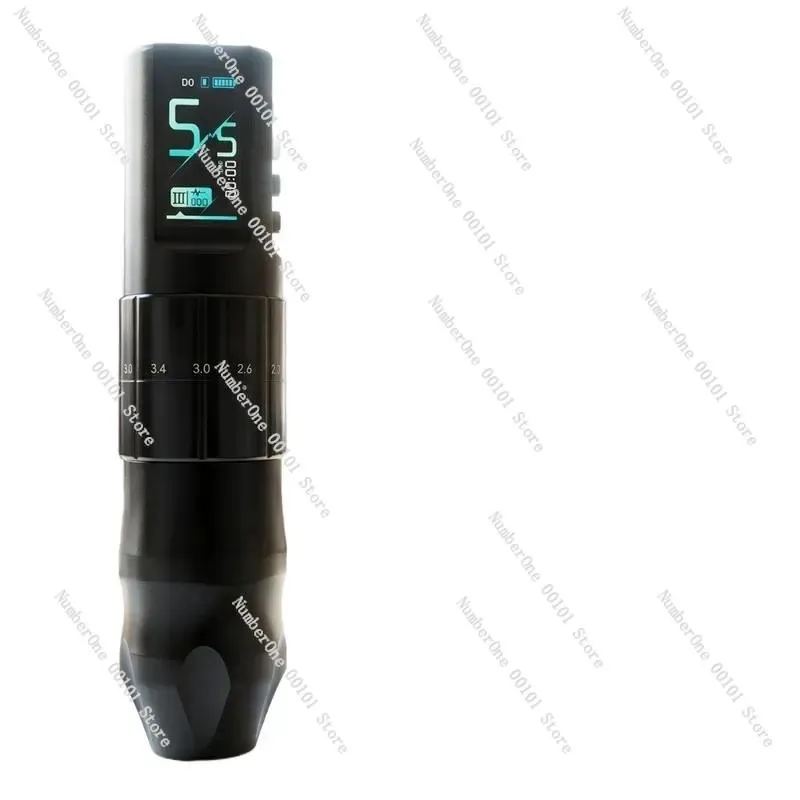 Professional Wireless Tattoo Pen Machine 370 Adjustable Stroke PMU Device for Eyebrow Lip Blushing Permanent Makeup Kit Fog