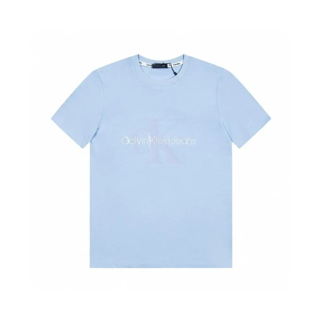 

Summer New C Home Embroidered Letter T-shirt European And American Fashion Brand Casual Loose All-match Men's And Women's