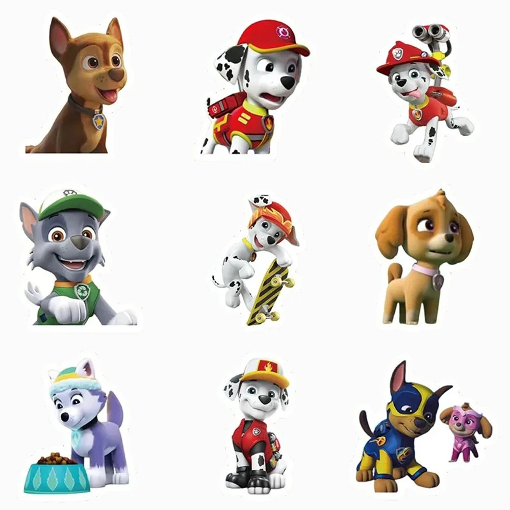 10/30/50/102pcs Cool Cute PAW Patrol Anime Stickers Chase Marshall Decals Laptop Motorcycle Phone Car Cartoon Graffiti Sticker