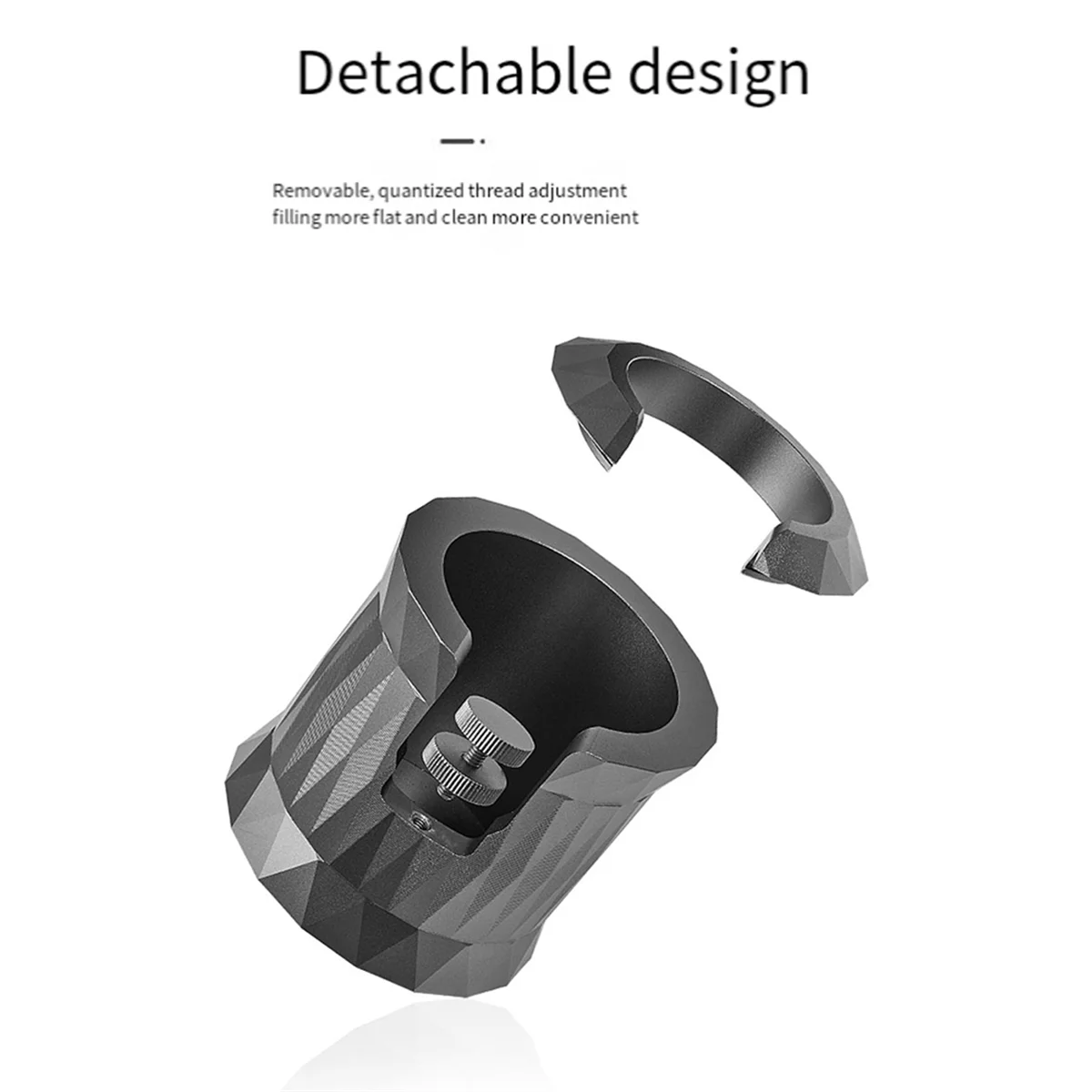 

JLMC Coffee Tamping Station Aluminium Alloy,Filling and Pressing Seat Coffee Pressing Powder Pad,Coffee Pressing Powder Seat