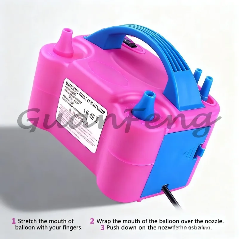 Electric Balloon Inflator Blower Model 73005, Air Cushion Pump Balloon Accessories for Birthday Banquet & Festival Events