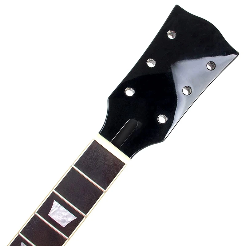 22 Frets Electric Guitar Maple Neck Rosewood Fretboard Black Finish For Gibson Les Paul LP Guitars