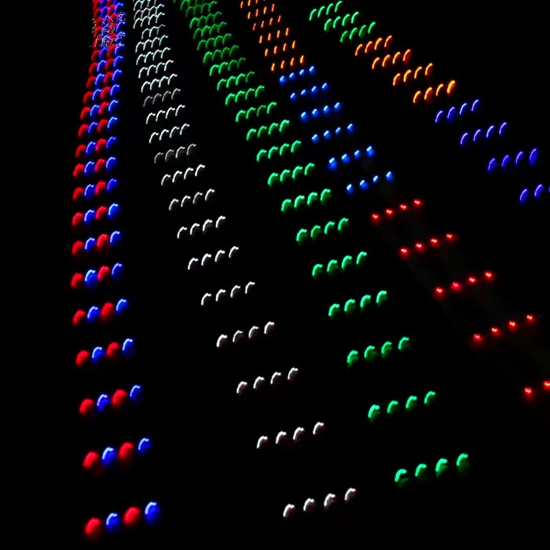 15m 10m led queues de cerf-volant lampe à LED batterie cerf-volant accessoires pour cerfs-volants à vent jouets gonflables cerfs-volants à vent jouet sport kitesurf ensemble