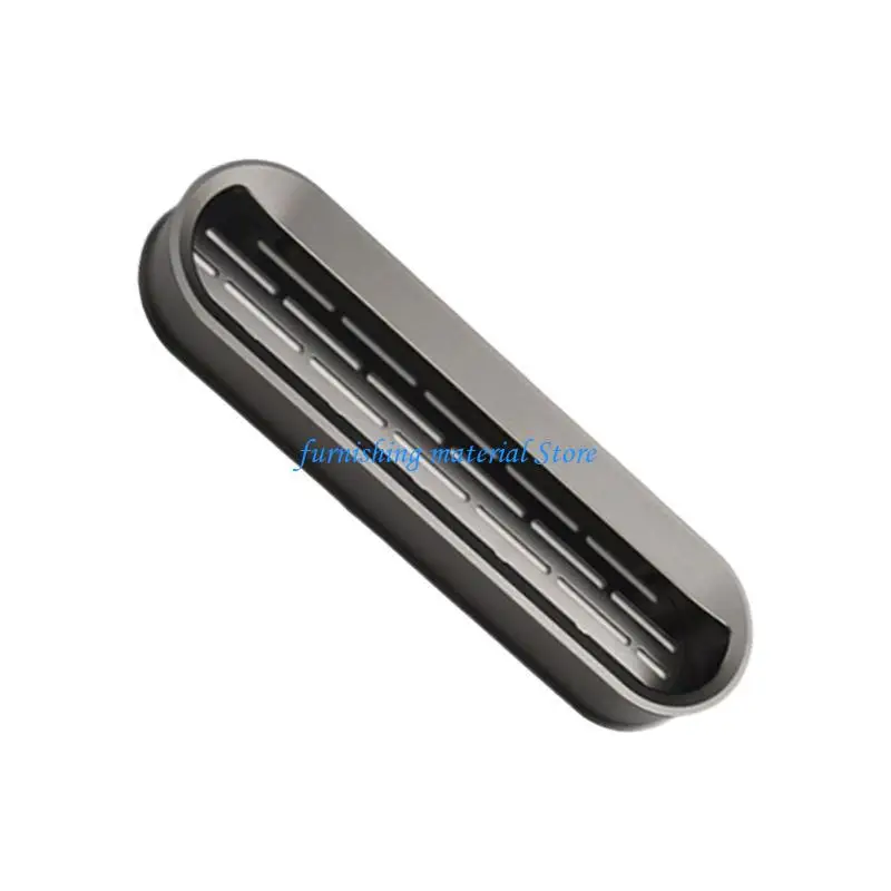 Y5GD Drawer Pulls Concealed Furniture Handle Shoe Cabinet Ventilation Enduring