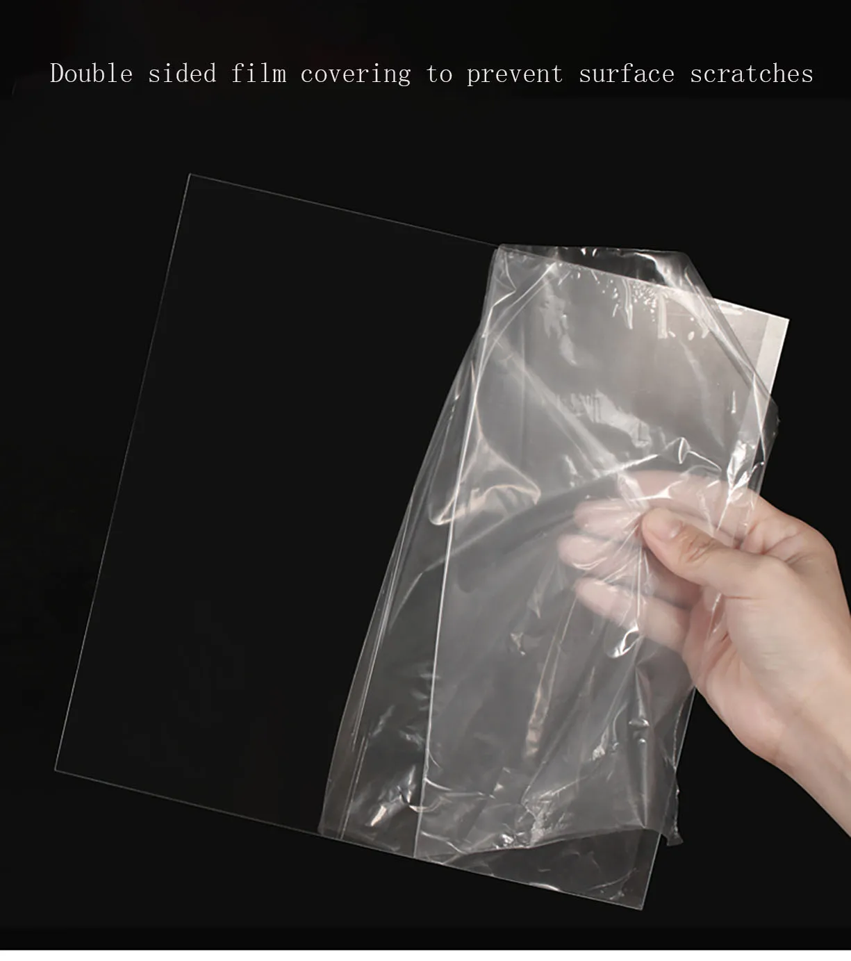 Imagem -02 - Placa Transparente do Pvc Folha Plástica Dura Placa Fina Espessura 0.3 Mm2 mm