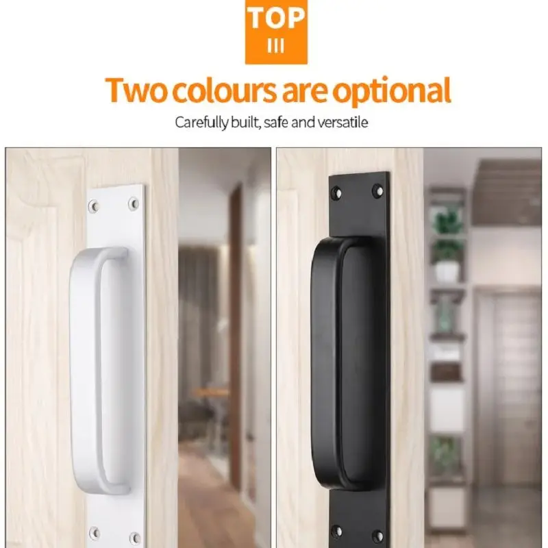 Modern Style Door Handle Sliding Door Pull Push Handles Aluminium Alloy Furniture Pulls Kitchen Cabinet Handle Door Hardware