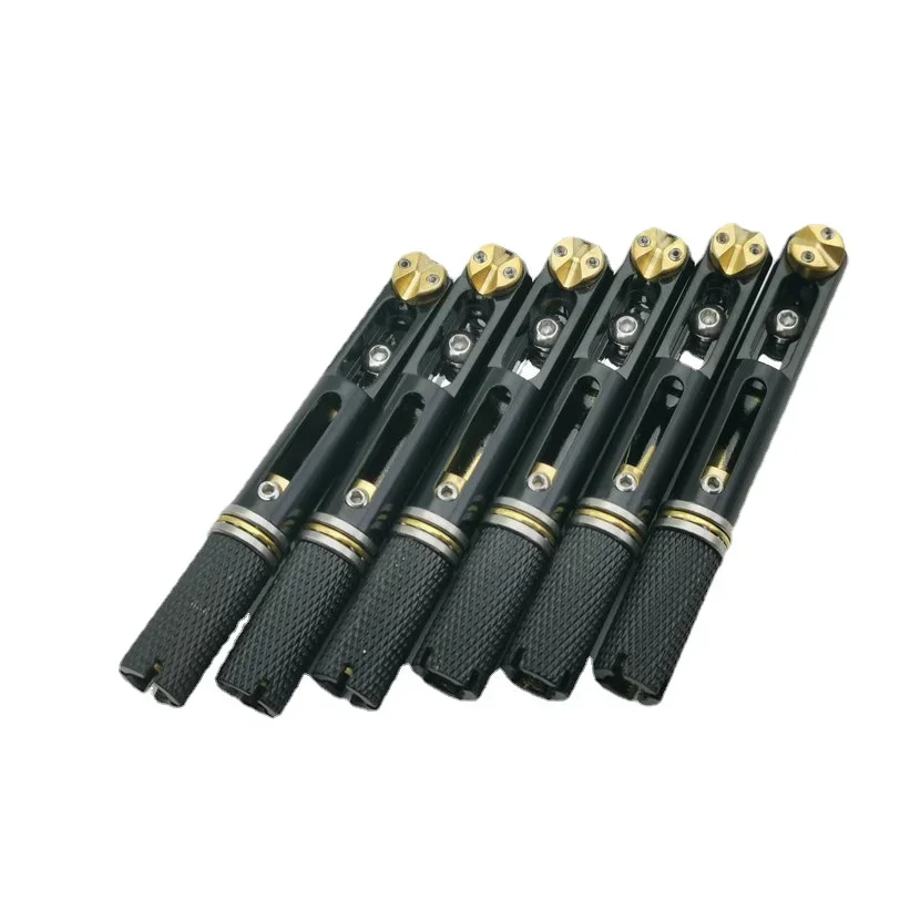 Best Offer Headless Guitar Bridge Black Fitting Single Fixed Brass Fan For 6 String Electric Guitar