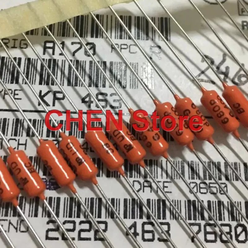 20PCS/lot original BC VISHAY KP463 2% 400V 680PF 4X11MM PH 0.68nF 681 Tin film tin foil guitar capacitor free shipping