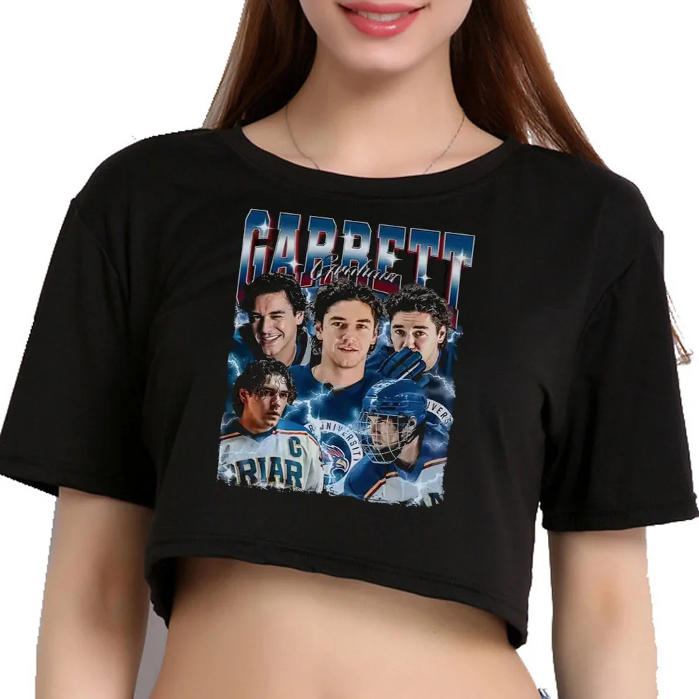 Garrett Graham crop top ladies graphic scene  cutecore baddie dollette tshirt goth summer alternative  party