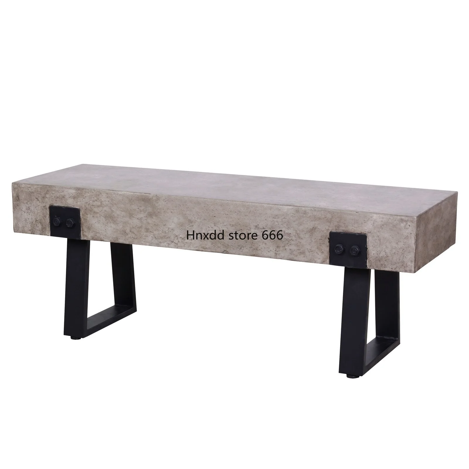 Industrial Style Modern Iron Cement Strip Low Stool Household Bed End Stool Shoe Changing Stool Customization