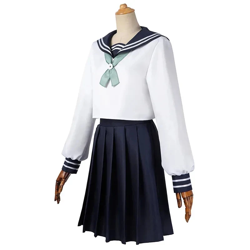 Disfraz de Cosplay de Anime Jujutsu Kaisen Amanai Riko 2025 para Mujer, Uniforme Escolar con Falda, Halloween