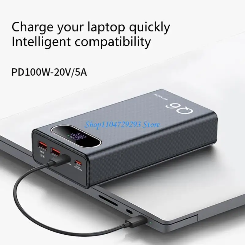 

Y2GD DIY PowerBank Shell Case Detachable 6x21700 Battery Holder For Fast Charging