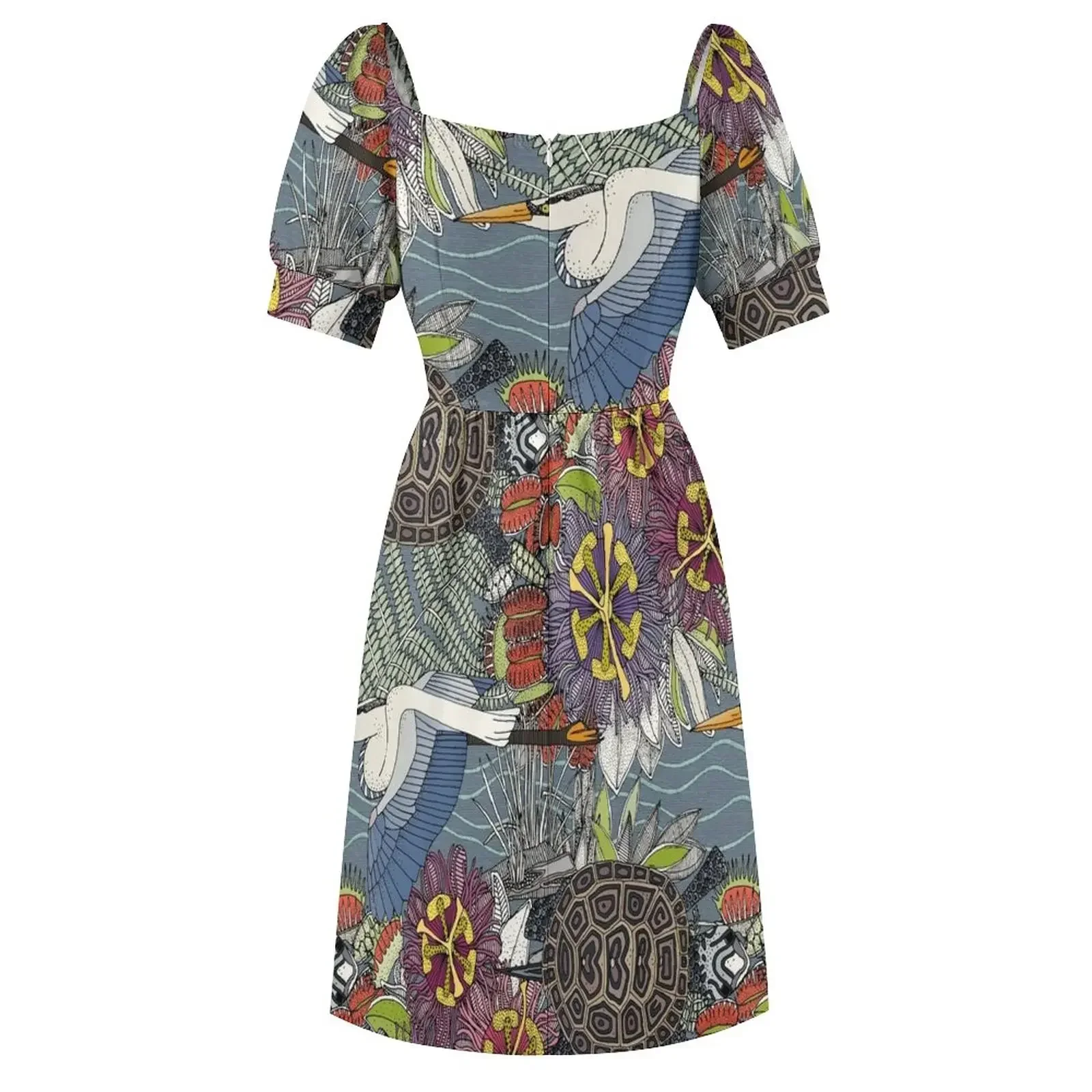 Marsh NC – robe à manches courtes en ardoise bleue, tenues d'été pour femmes, robe de mariée élégante pour invités, 2025