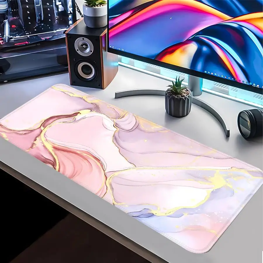 Mouse Pad Keyboard Mouse Pad office Pad Desk accessories Computer Laptop Pad Game Console Pad Waterproof Fashion Art Patterns