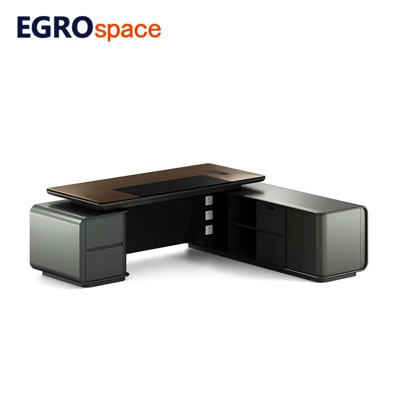 Modern Style Executive Luxury Furniture Design Table Organizer Elegant Office Manager Desk