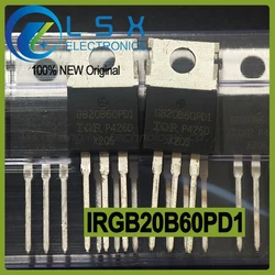 10pcs IRGB20B60PD1 GB20B60PD1 TO-220 600V 20A New and Original