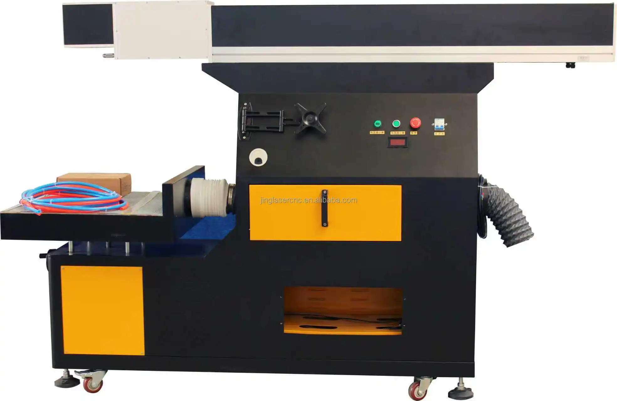 3D Dynamic Co2 Laser Marking Machine For Leather Shoes Engraving Cutting
