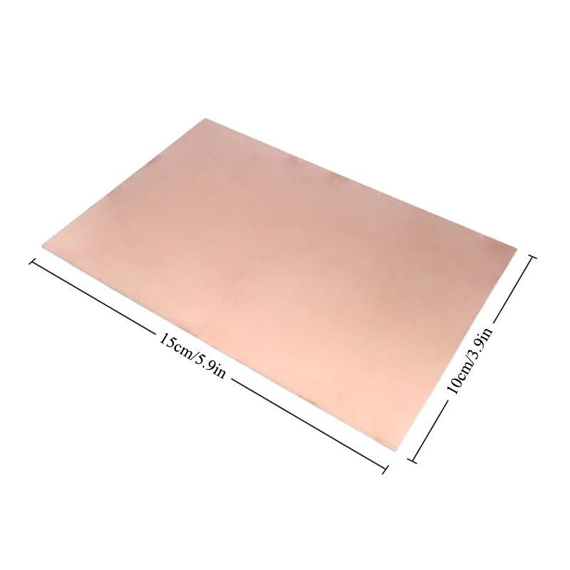 5PCS 10x15CM FR-4 Fiberglass Copper Clad Laminate Board 10*15CM PCB Double-Sided DIY Printed Prototype Circuit Board