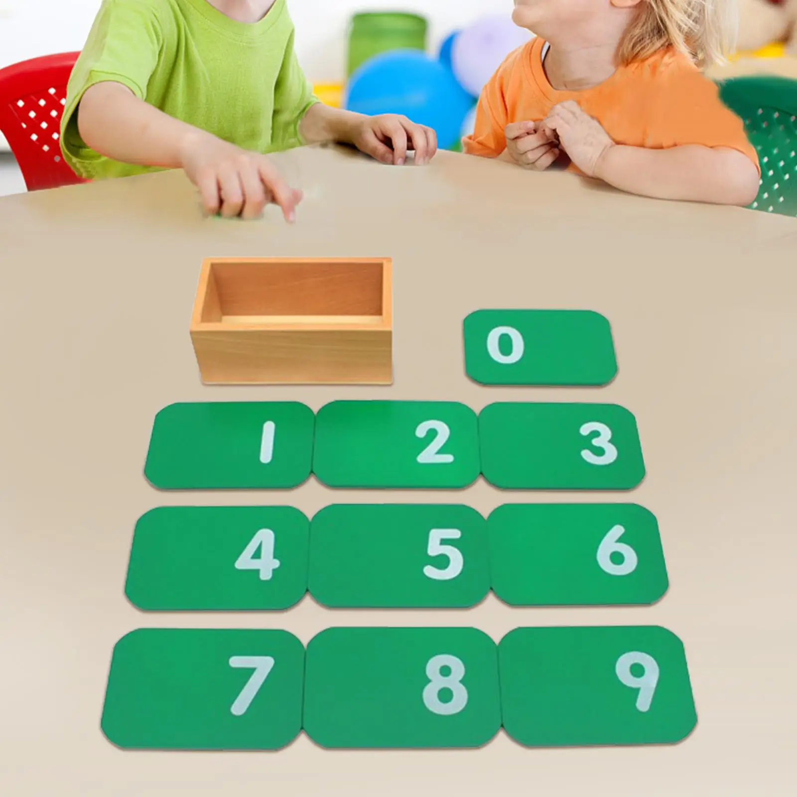 Number Cards Basic Math Learning Hand Eye Coordination Educational Toy Montessori for 3 -4 Years Old Toddlers Boys Nursery Kids