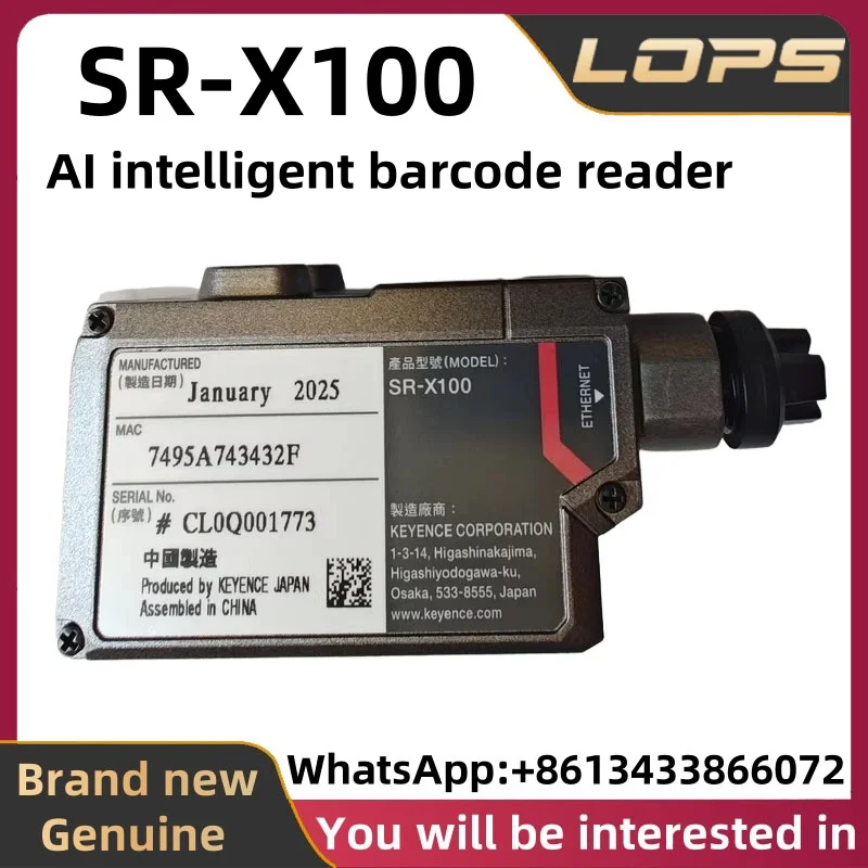 

SR-X100 Новый оригинальный интеллектуальный считыватель штрих-кодов KEYENCE AI, большой запас на складе, добро пожаловать за консультацией.