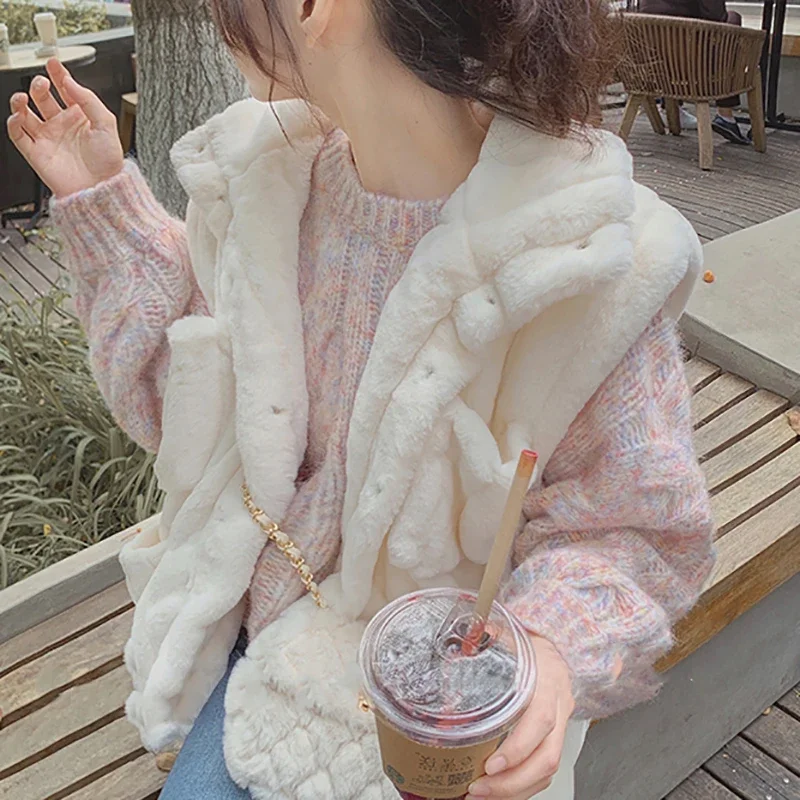 Pink Twist Knit Sweater Women Loose Gentle Chic Fall Winter Long-Sleeved Pullover Casual Lazy O-Neck Sweet Pretty Style Jumpers