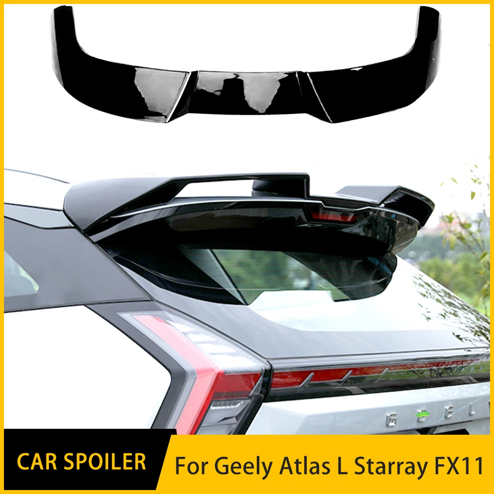 For Geely Atlas L Starray FX11 Car Body Styling Rear Spoiler 2023-25 High Quality Black Wing Rear Trunk Modification Accessories