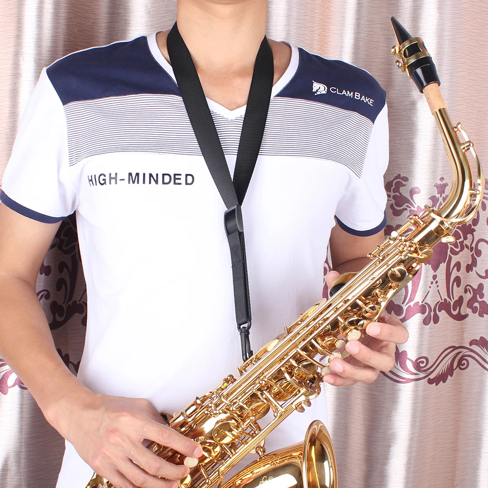 Sax-saxofone Neck Strap, Sax Belt, adequado para saxofone, sopros acessórios do instrumento