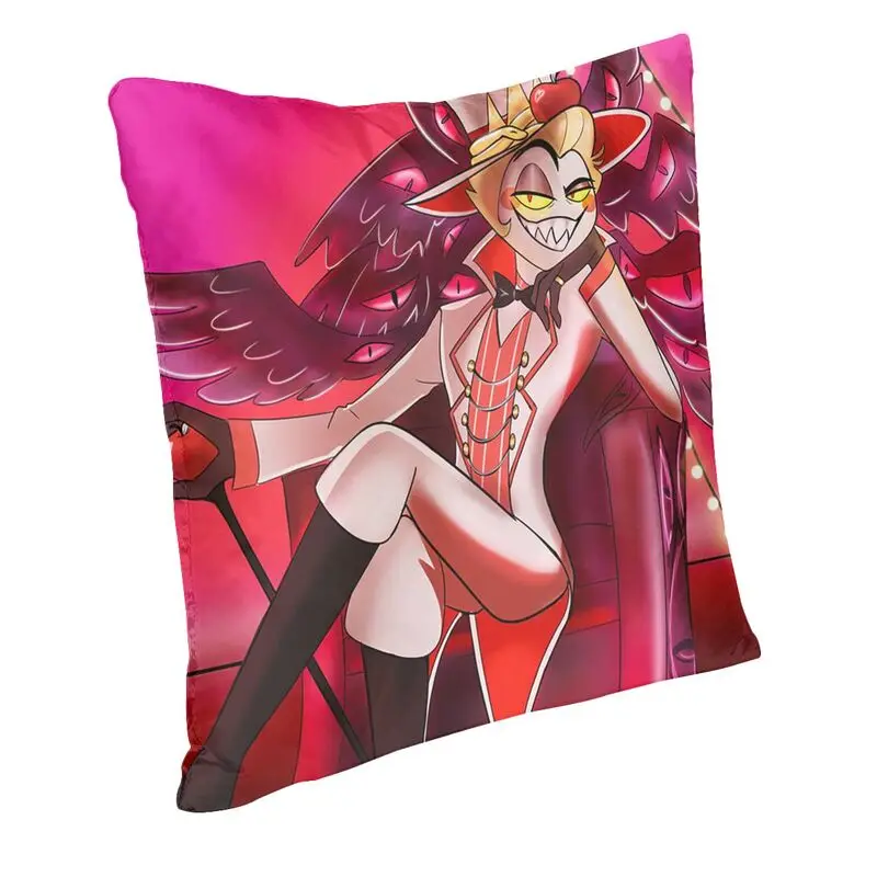 Custom Hazbins Anime Animation Hotel Square Throw Pillow Cover Home Decorative 3D Two Side Printing Cushion Cover for Sofa