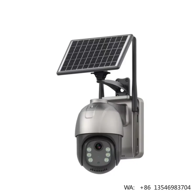 WIFI 4G Solar Outdoor Powered SIM Card Camera PTZ IP Security Camera Custom CloudEdge App PIR Alert Solar CCTV Camera